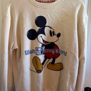 Disney Cream Mickey Mouse Sweater